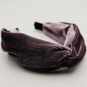 Tenley Velvet Twist Headband - Orchid